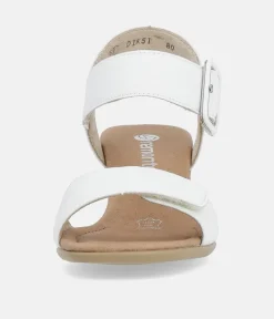 Remonte Glam White Block Heels