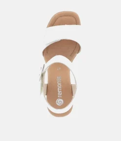 Remonte Glam White Block Heels