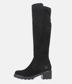 Remonte Gorgeous Black Knee High Boots