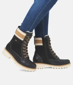 Remonte Gorgeous Black Water Resistant Ankle Boots