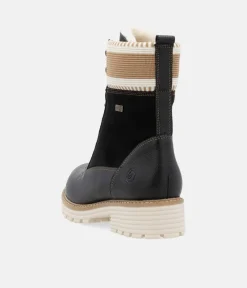 Remonte Gorgeous Black Water Resistant Ankle Boots