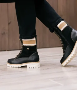 Remonte Gorgeous Black Water Resistant Ankle Boots