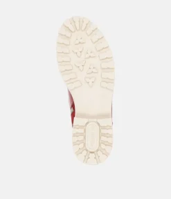 Remonte Gorgeous Red Water Resistant Ankle Boots