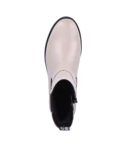 Remonte Midi Beige Chelsea Style Ankle Boots