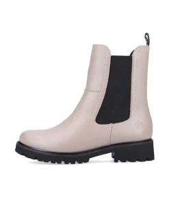Remonte Midi Beige Chelsea Style Ankle Boots