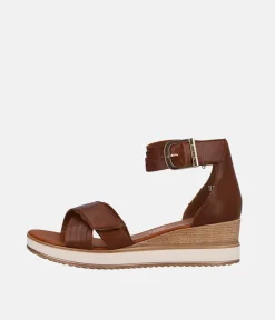 Remonte Pretty Brown Wedge Sandals