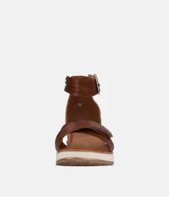 Remonte Pretty Brown Wedge Sandals