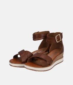 Remonte Pretty Brown Wedge Sandals