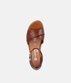 Remonte Pretty Brown Wedge Sandals