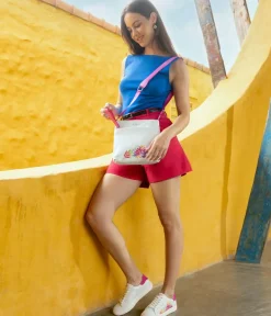 Remonte Pretty White and Floral Trainers