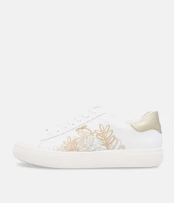 Remonte Pretty White and Metallic Trainers