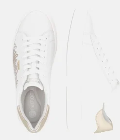 Remonte Pretty White and Metallic Trainers