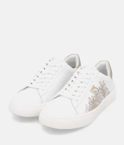 Remonte Pretty White and Metallic Trainers