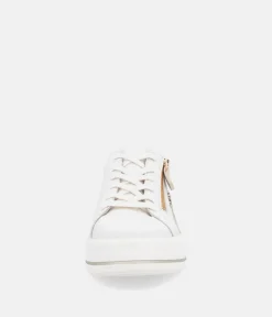 Remonte Pretty White/Orange Combi Wedge Sneaker