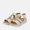 Remonte Sporty Beige & Gold Sandals