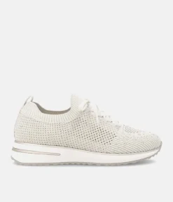 Remonte Sporty Beige Diamante Fashion Trainers