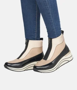 Remonte Sporty Front Zip Ankle Boots