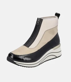 Remonte Sporty Front Zip Ankle Boots