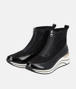 Remonte Sporty Front Zip Ankle Boots