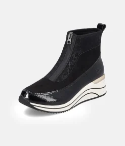 Remonte Sporty Front Zip Ankle Boots