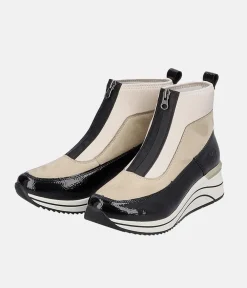 Remonte Sporty Front Zip Ankle Boots