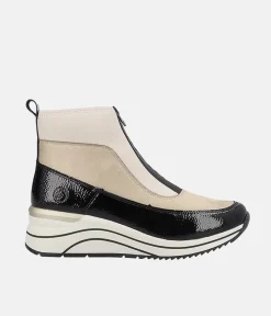 Remonte Sporty Front Zip Ankle Boots