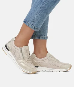 Remonte Sporty Gold Combi Sneakers