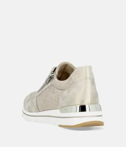 Remonte Sporty Gold Combi Sneakers