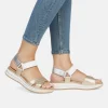 Remonte Sporty Gold/Silver Sandals