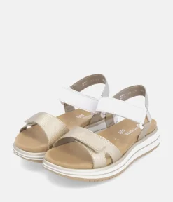 Remonte Sporty Gold/Silver Sandals