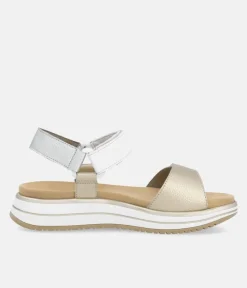 Remonte Sporty Gold/Silver Sandals