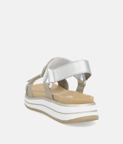 Remonte Sporty Gold/Silver Sandals
