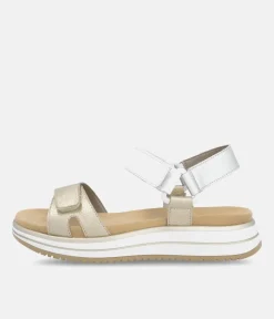 Remonte Sporty Gold/Silver Sandals