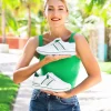 Remonte Sporty Luxe Green/White Sneakers