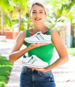 Remonte Sporty Luxe Green/White Sneakers