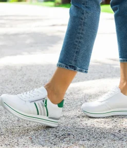 Remonte Sporty Luxe Green/White Sneakers