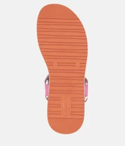 Remonte Sporty Orange/Pink Sandals