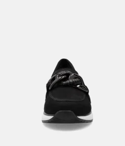 Remonte Sporty Stylish Black Suede Loafers