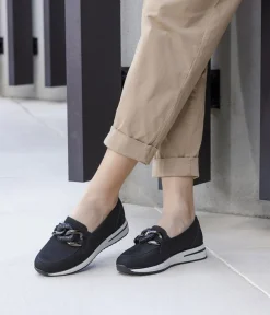 Remonte Sporty Stylish Black Suede Loafers