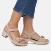 Remonte Stylish Beige Suede Fashion Sandals