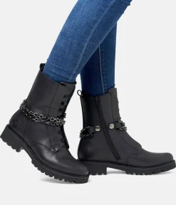 Remonte Stylish Black Ankle Boots