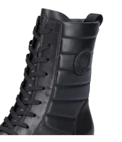 Remonte Stylish Black Laced Ankle Boots