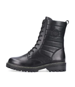 Remonte Stylish Black Laced Ankle Boots