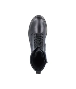 Remonte Stylish Black Laced Ankle Boots