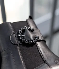 Remonte Stylish Black Leather Ankle Boots