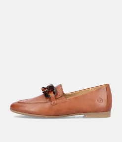 Remonte Stylish Brown Leather Slip On Shoe