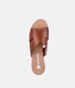 Remonte Stylish Brown Slip On Sandal