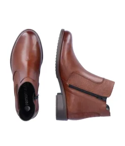 Remonte Stylish Chestnut Chelsea Style Ankle Boots