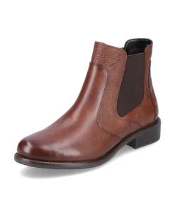 Remonte Stylish Chestnut Chelsea Style Ankle Boots