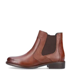 Remonte Stylish Chestnut Chelsea Style Ankle Boots